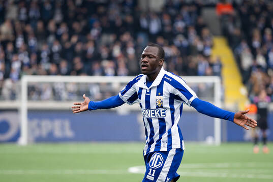 IFK Göteborgs Saidou Alioum Moubarak jublar