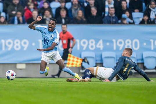 Malmö FFs Taha Ali och Halmstads Erko Tougjas