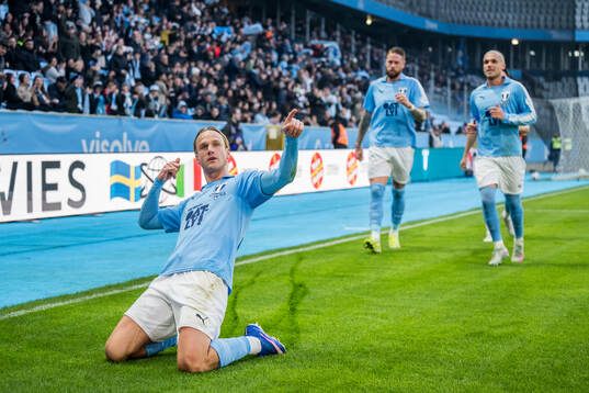 Malmö FFs Erik Botheim jublar