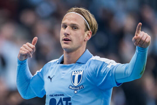 Malmö FFs Erik Botheim jublar