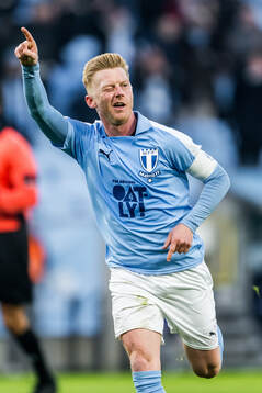 Malmö FFs Anders Christiansen jublar