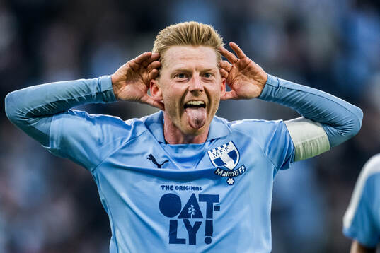 Malmö FFs Anders Christiansen jublar