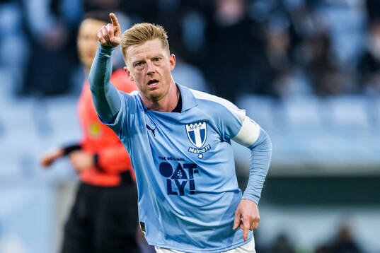 Malmö FFs Anders Christiansen jublar