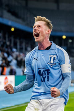 Malmö FFs Anders Christiansen jublar