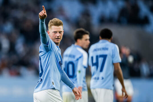 Malmö FFs Anders Christiansen jublar