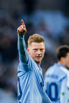Malmö FFs Anders Christiansen jublar