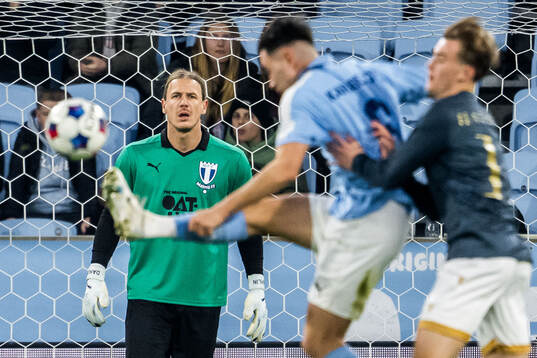 Malmö FFs målvakt Johan Dahlin