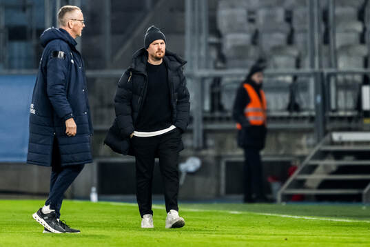 Halmstads tränare Johan Lindholm deppar
