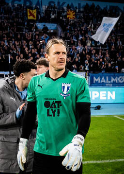 Malmö FFs målvakt Johan Dahlin