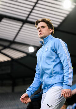Malmö FFs Johan Karlsson gör entré