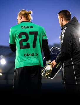 Malmö FFs målvakt Johan Dahlin