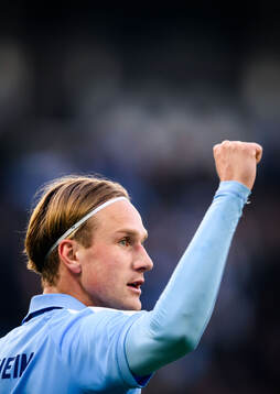 Malmö FFs Erik Botheim jublar