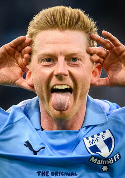 Malmö FFs Anders Christiansen jublar