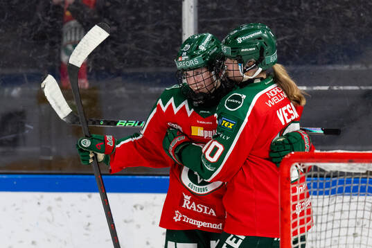 Frölundas Felizia Wikner-Zienkiewicz jublar ihop med