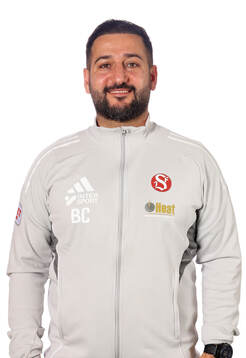 Sandvikens tränare Baran Coskun