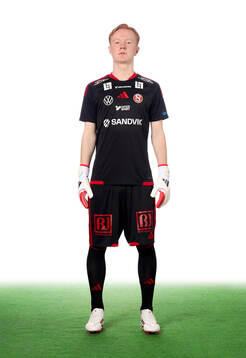 Sandvikens målvakt Adrian Persson