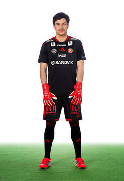 Sandvikens målvakt Mahmoud Kiki