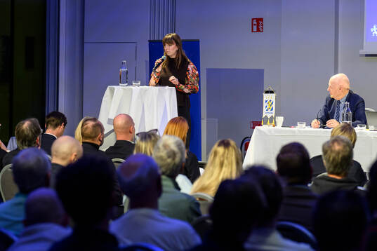 Motionärskrivaren och medlemmen Elsa Alm