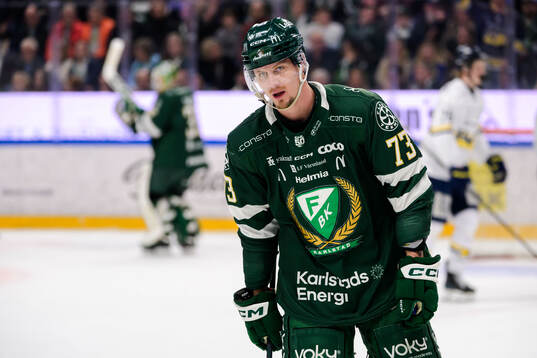 Färjestads Adam Ollas Mattsson deppar