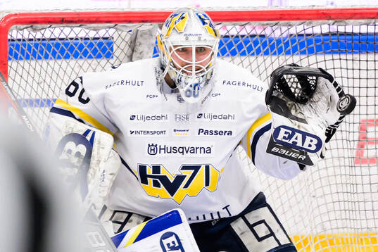 HV71s målvakt Felix Sandström