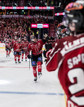 Örebros Noah Steen jublar
