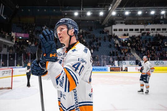 Växjös Dennis Rasmussen deppar