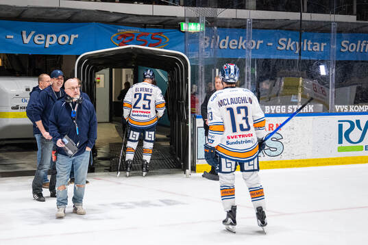 Växjös Lucas Elvenes och Dylan Mclaughlin  deppar