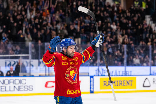 Djurgårdens Joseph Laleggia jublar