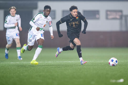 Varbergs Kal-El Frempong och GAIS Elias Zemmale