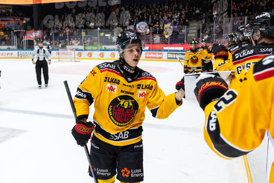 Luleås Isac Hedqvist jublar