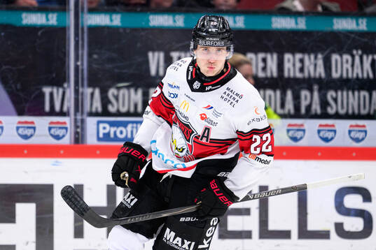 Malmö Redhawks Janne Kuokkanen jublar