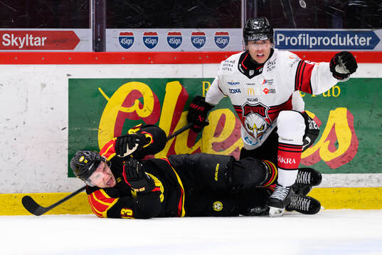 Brynäs Jakob Silfverberg och Malmö Redhawks Eemil Viro