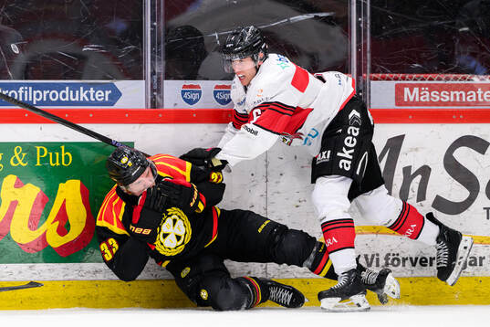 Brynäs Jakob Silfverberg och Malmö Redhawks Eemil Viro