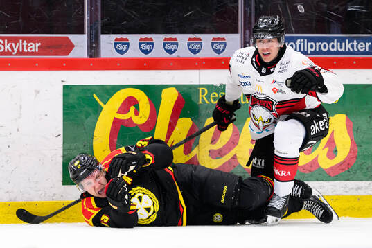 Brynäs Jakob Silfverberg och Malmö Redhawks Eemil Viro