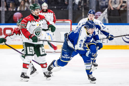 Frölundas Arttu Ruotsalainen och Leksands Andro Kaderli