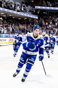 Leksands Max Veronneau jublar