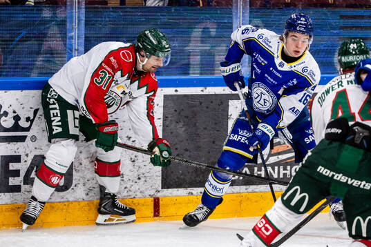 Frölundas Nicklas Lasu och Leksands Rocky Langvardt