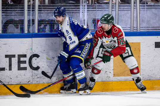 Leksands Gabriel Fortier och Frölundas Max Friberg