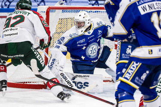 Leksands målvakt Filip Larsson