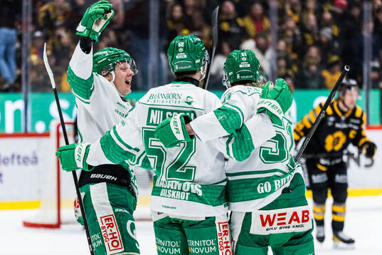 Rögles Fredrik Olofsson, Felix Nilsson och Calle Själin
