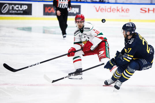 Moras Marcus Karlström och Södertäljes Daniel Norbe