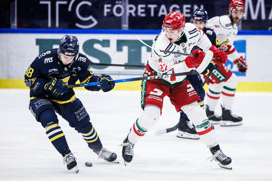 Södertäljes Filip Holst och Moras Hampus Larsson