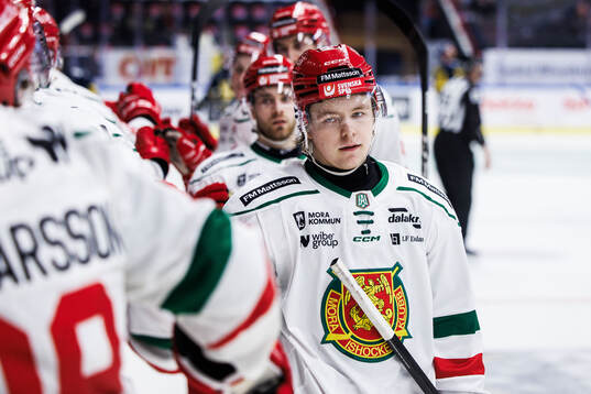 Moras Mikkel Eriksen jublar