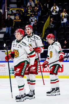 Moras Jesper Norbäck, Martin Fransson och Mikkel Eriksen