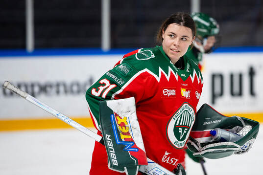 Frölundas målvakt Andrea Brändli