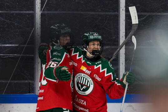 Frölundas Hanna Olsson jublar