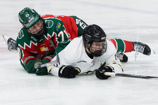 Frölundas Emily Nix och SDEs Gabriela Jones