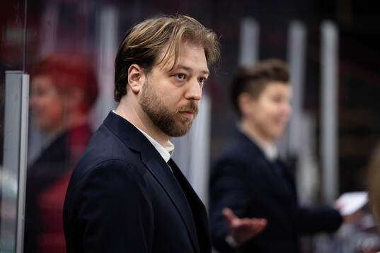 Frölundas assisterande tränare Marcus Anselm