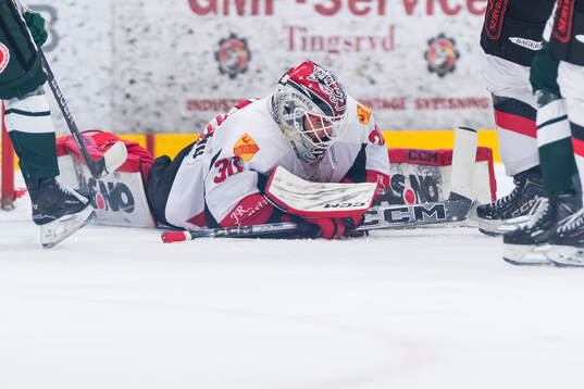 Hanvikens s målvakt Tim Forslund
