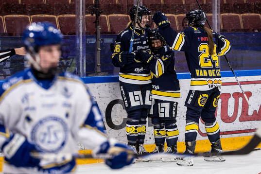 HV71s Eimear Leacy jublar